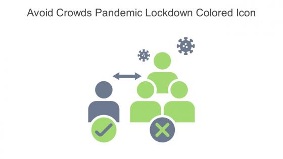 Avoid Crowds Pandemic Lockdown Colored Icon In Powerpoint Pptx Png And Editable Eps Format