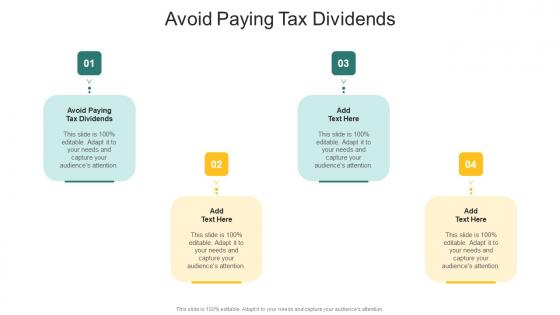 Avoid Paying Tax Dividends In Powerpoint And Google Slides Cpb