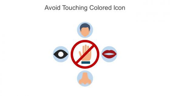 Avoid Touching Colored Icon In Powerpoint Pptx Png And Editable Eps Format