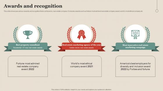 Awards And Recognition Property Company Profile CP SS V