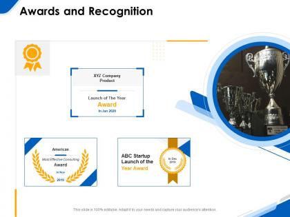 Awards and recognition r207 ppt powerpoint presentation icon clipart