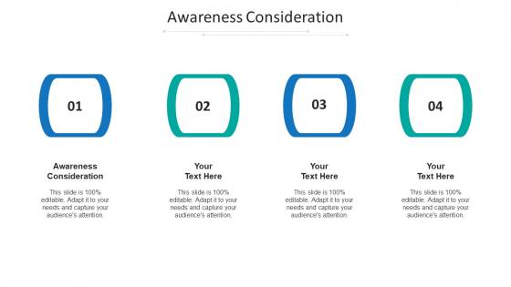 Awareness consideration ppt powerpoint presentation layouts ideas cpb