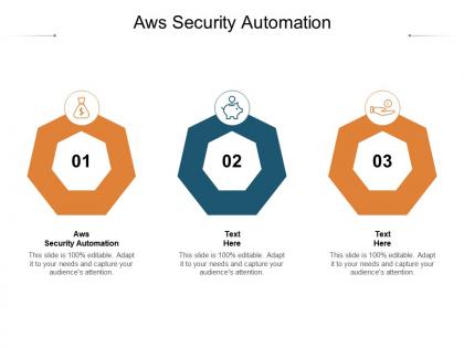 Aws security automation ppt powerpoint presentation summary tips cpb