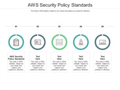 Aws security policy standards ppt powerpoint presentation icon visuals cpb