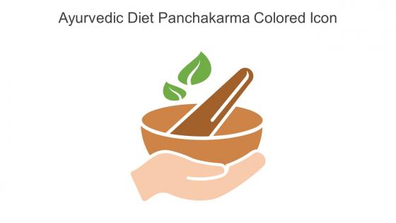 Ayurvedic Diet Panchakarma Colored Icon In Powerpoint Pptx Png And Editable Eps Format