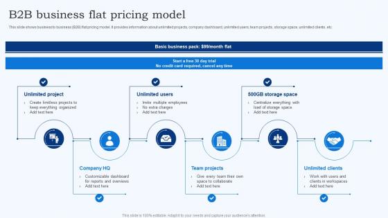 B2B Business Flat Pricing Model
