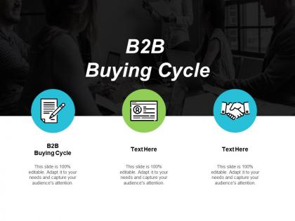 B2b buying cycle ppt powerpoint presentation file designs download cpb