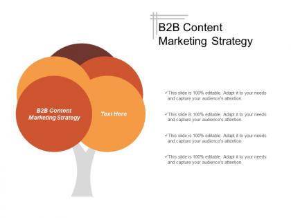 B2b content marketing strategy ppt powerpoint presentation model visuals cpb