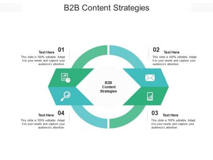 B2b content strategies ppt powerpoint presentation slides graphics example cpb