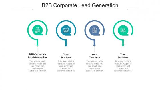 B2b corporate lead generation ppt powerpoint presentation infographics examples cpb
