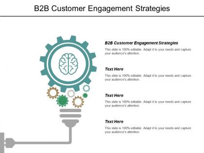 B2b customer engagement strategies ppt powerpoint presentation outline topics cpb
