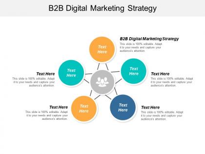 B2b digital marketing strategy ppt powerpoint presentation icon graphics design cpb