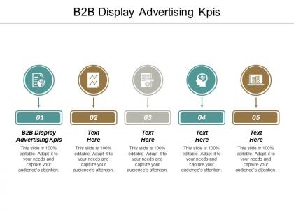 B2b display advertising kpis ppt powerpoint presentation summary samples cpb