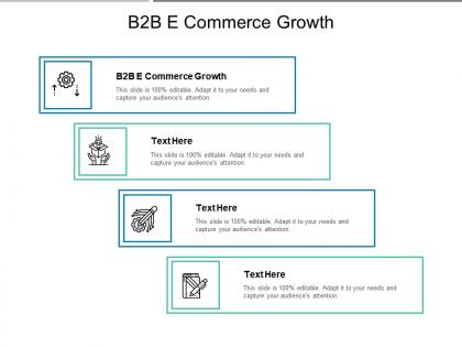 B2b e commerce growth ppt powerpoint presentation layouts outline cpb