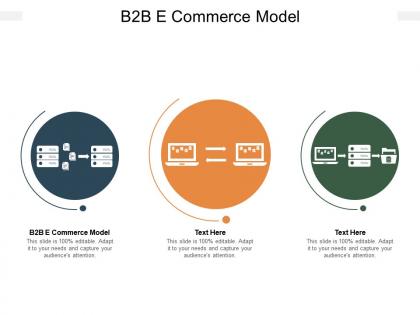 B2b e commerce model ppt powerpoint presentation gallery show cpb