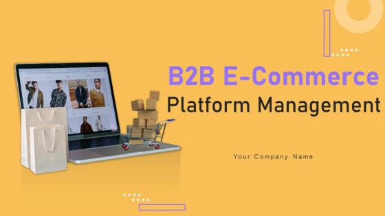 B2B E Commerce Platform Management Powerpoint Presentation Slides