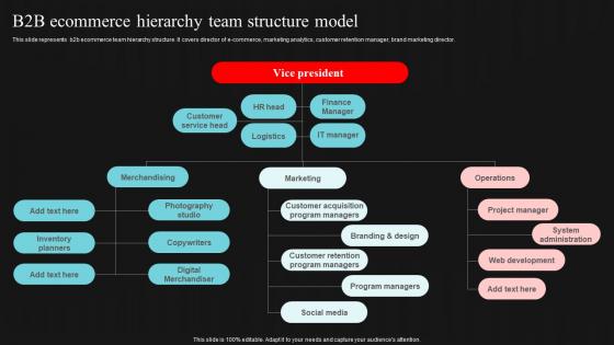 B2b Ecommerce Hierarchy Team Structure Model Demand Generation Strategies