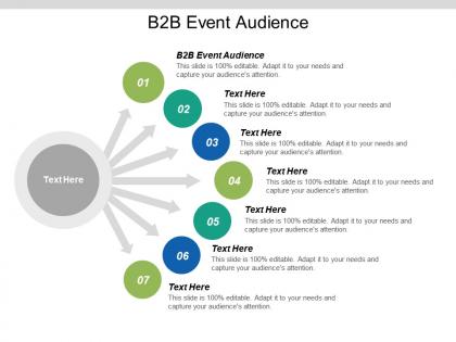 B2b event audience ppt powerpoint presentation icon gridlines cpb