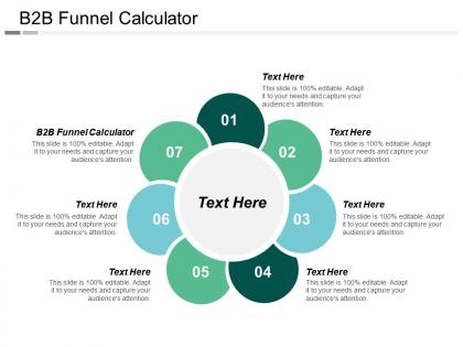 B2b funnel calculator ppt powerpoint presentation file influencers cpb