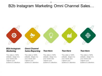 B2b instagram marketing omni channel sales reporting projecting revenue