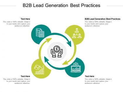 B2b lead generation best practices ppt powerpoint presentation slides show cpb