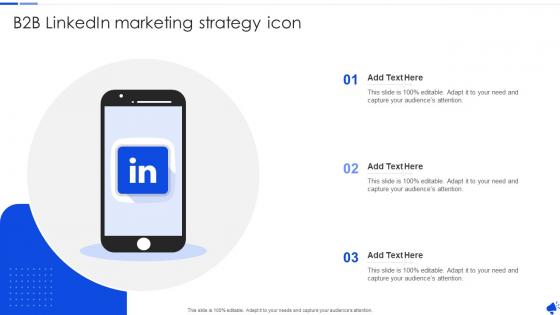 B2B Linkedin Marketing Strategy Icon