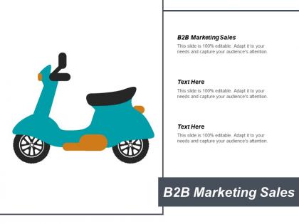 B2b marketing sales ppt powerpoint presentation icon infographic template cpb