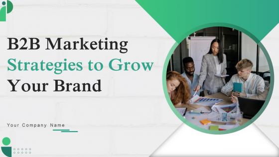 B2B Marketing Strategies To Grow Your Brand MKT CD V