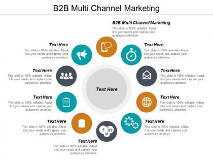 B2b multi channel marketing ppt powerpoint presentation file guidelines cpb