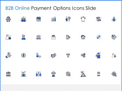 B2b online payment options icons slide goal ppt powerpoint presentation picture