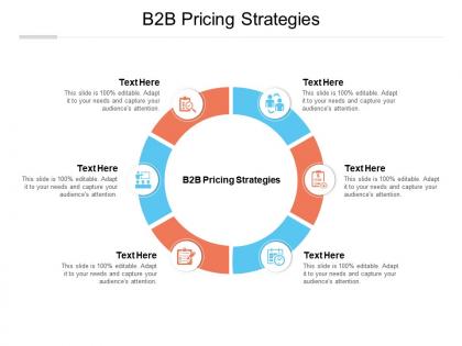 B2b pricing strategies ppt powerpoint presentation icon sample cpb