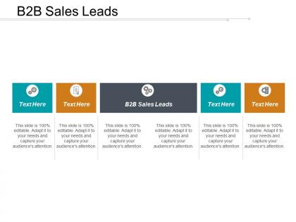B2b sales leads ppt powerpoint presentation file outline cpb