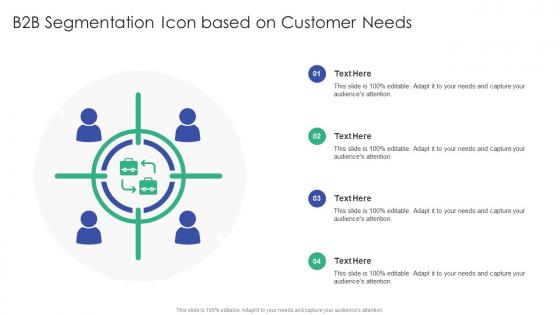 B2B Segmentation Icon Based On Customer Needs