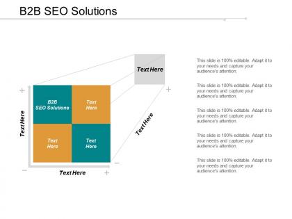 B2b seo solutions ppt powerpoint presentation file pictures cpb