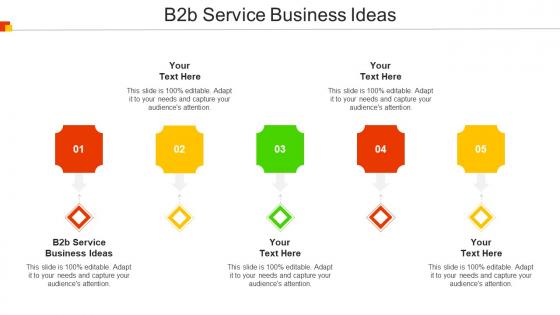 B2B Service Business Ideas Ppt Powerpoint Presentation Visual Aids Diagrams Cpb