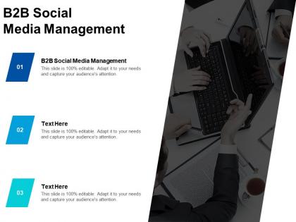 B2b social media management ppt powerpoint presentation infographics clipart cpb