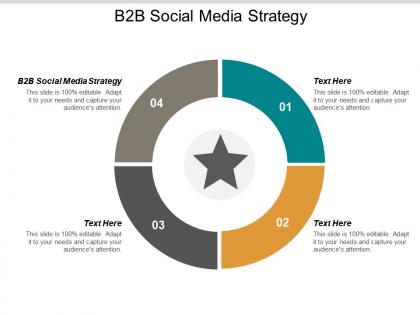 B2b social media strategy ppt powerpoint presentation icon deck cpb