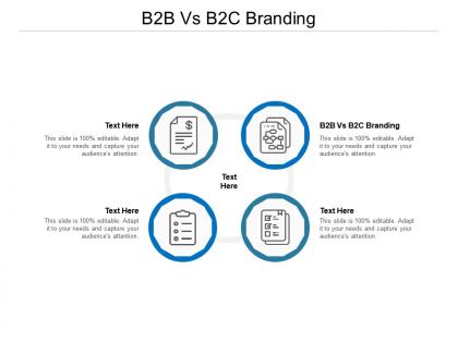 B2b vs b2c branding ppt powerpoint presentation summary design ideas cpb