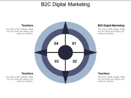 B2c digital marketing ppt powerpoint presentation file background cpb