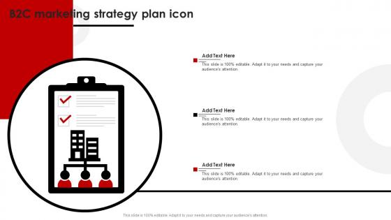 B2C Marketing Strategy Plan Icon