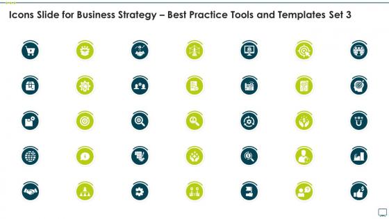B56 Icons Slide For Business Strategy Best Practice Tools And Templates Set 3 Ppt Brochure