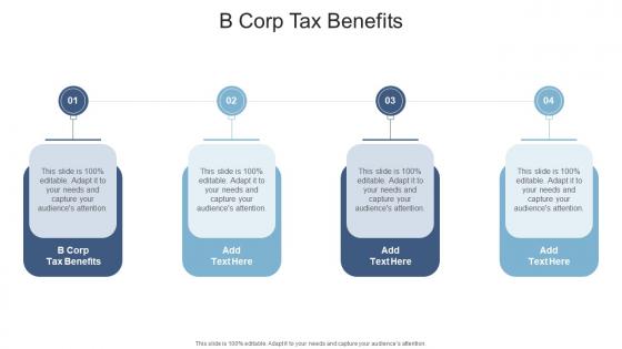 B Corp Tax Benefits In Powerpoint And Google Slides Cpb