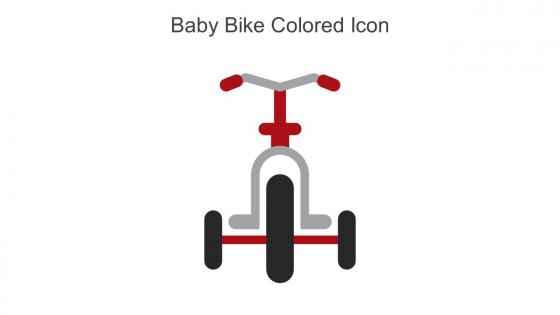 Baby Bike Colored Icon In Powerpoint Pptx Png And Editable Eps Format
