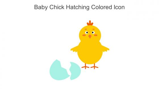 Baby Chick Hatching Colored Icon In Powerpoint Pptx Png And Editable Eps Format