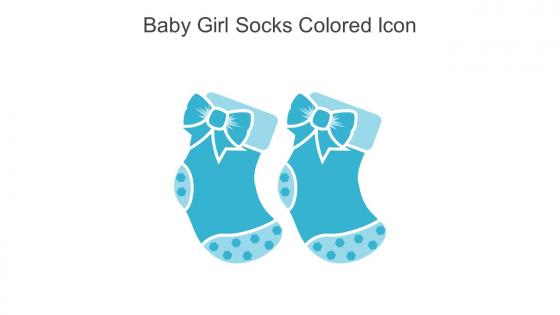 Baby Girl Socks Colored Icon In Powerpoint Pptx Png And Editable Eps Format