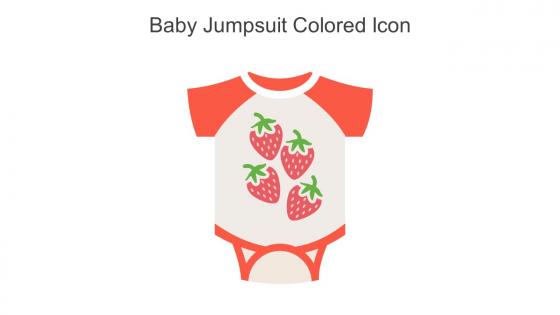 Baby Jumpsuit Colored Icon In Powerpoint Pptx Png And Editable Eps Format