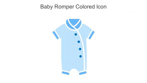 Baby Romper Colored Icon In Powerpoint Pptx Png And Editable Eps Format