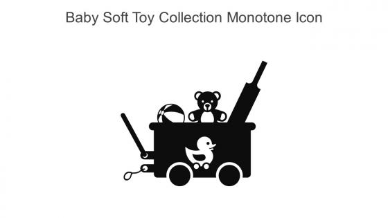 Baby Soft Toy Collection Monotone Icon In Powerpoint Pptx Png And Editable Eps Format