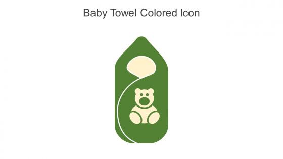 Baby Towel Colored Icon In Powerpoint Pptx Png And Editable Eps Format