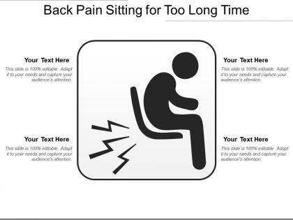 Back pain sitting for too long time